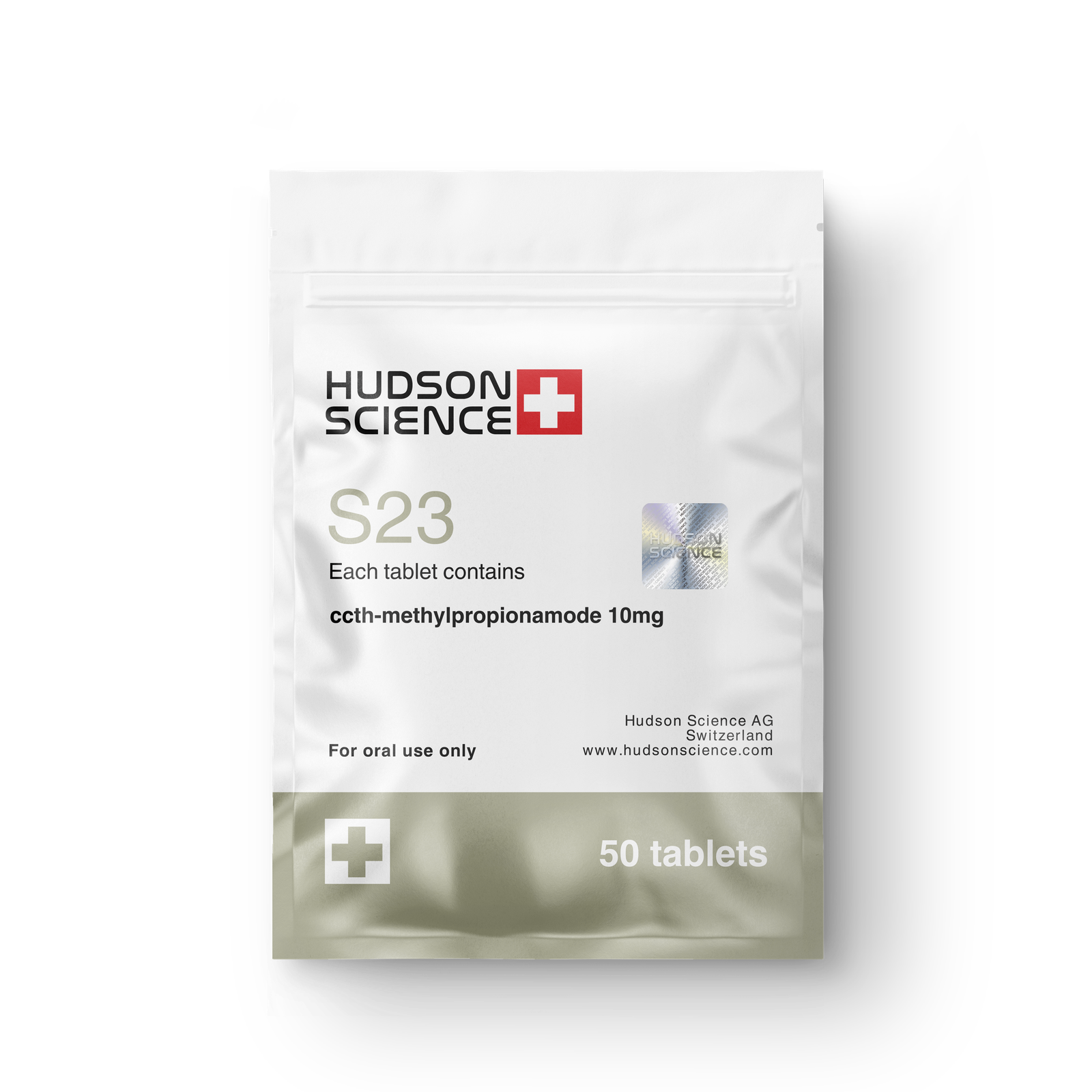 S23 50 x 10MG – Hudson Science (Certificate of Analysis, Second Image)